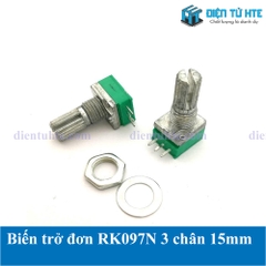Biến trở Volume đơn RK097N 3 chân 15mm