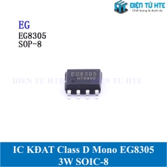 IC khuếch đại âm thanh Class D Mono 3W EG8305 SOIC8