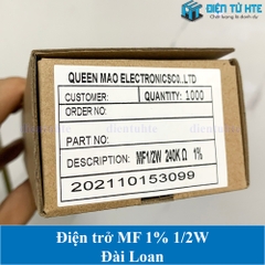 Điện trở MF Đài Loan 1/2W 5 vạch màu 1%