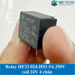 Relay HF33F 024-HS3 24V 4 chân 5A 250V HONGFA