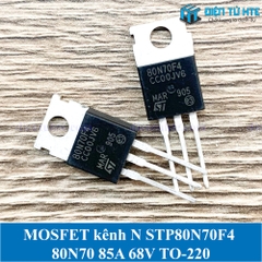 MOSFET kênh N STP80N70F4 80N70 85A 68V TO-220