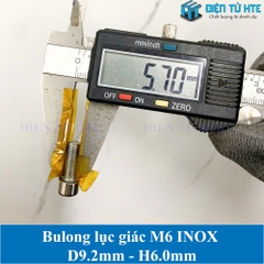 Ốc lục giác - Bulon lục giác Inox 304 Size M6
