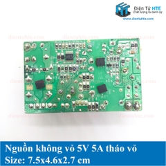 Board nguồn không vỏ 5V 5A tháo vỏ