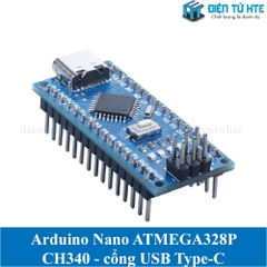 Arduino Nano V3 CH340 - giao tiếp USB TypeC (ATMEGA328 16MHz)