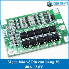 Mạch bảo vệ Pin cân bằng 3S 40A 12.6V