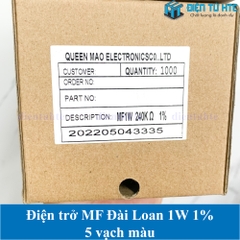 Điện trở MF Đài Loan 1W 5 vạch màu 1%