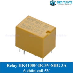 Relay HK4100F-DC5V-SHG 3A 6 chân chính hãng HUIKE coil 5V