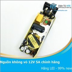 Nguồn xung không vỏ 12V 5A chính hãng