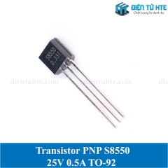 Transistor NPN S8050 PNP S8550 0.5A 25V chân cắm TO-92