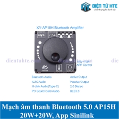 AP15H Mạch âm thanh Stereo Bluetooth 5.0 công suất 20Wx2 có app điều khiển Sinilink
