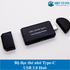 Bộ đọc thẻ nhớ TF SD Type-C - HUB USB 3.0 YC-432