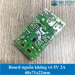 Board nguồn không vỏ 5V 2A 40x71x22mm New