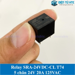 Relay SRA-24VDC-CL 24V 5 chân T74 chính hãng SONGLE