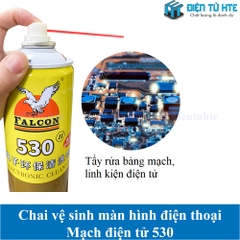 Dung dịch vệ sinh điện thoại, mạch điện tử Falcon 530 550ml