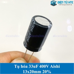 Tụ hóa AISHI 33uF 400V size 13x20mm 20%