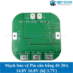 Mạch bảo vệ Pin 4S 14.8V 16.8 V 20A