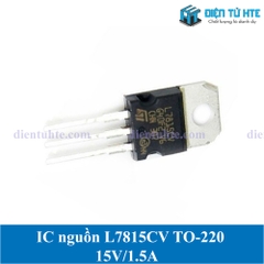 IC ổn áp nguồn 15V L7815CV 7815 chân cắm TO-220 loại tốt