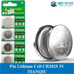 Pin Lithium Cell TIANQIU CR2025 2025 3V (Trong vỉ)