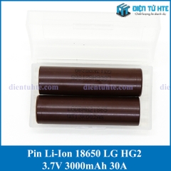 Pin Li-Ion 18650 LG HG2 3000mAh 30A