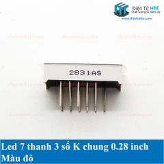 Led 7 thanh 3 số K chung 0.28 inch