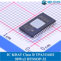 IC khuếch đại âm thanh TPA3116D2 TPA3116D2DADR 50W 2 kênh Class D HTSSOP-32 Mới
