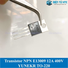 Transistor công suất switching NPN E13009 12A 400V TO-220 hãng YUNEKR CHINA