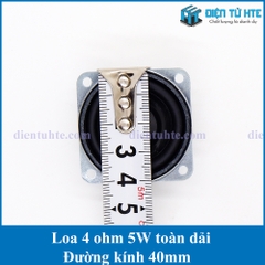 Loa 1.5 inch 4 ohm 5W 40mm toàn dải chuyên dùng cho loa Bluetooth