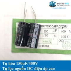 Tụ điện tụ hóa 150uF 400V 18x35mm