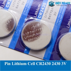 Pin Lithium Cell CR2430 2430 3V (trong vỉ)