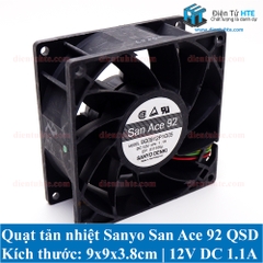 Quản tản nhiệt San Ace 92 9xx9xx38mm 12V 1.1A tháo máy