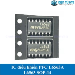 IC điều khiển Transition-Mode PFC L6563A L6563 Dán SOP-14
