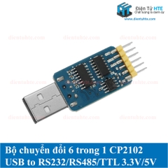 Module chuyển đổi USB sang TTL-RS232-RS485 CP2102 3v3 5V