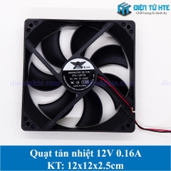 Quạt tản nhiệt 12025 12x12x2.5cm 12V 0.16A