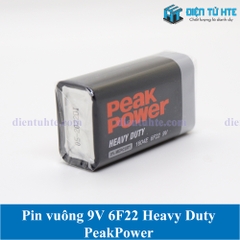 Pin vuông 9V 6F22 PEAKPOWER