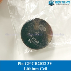 Pin Lithium Cell GP CR2032 3V Lẻ túi Zip