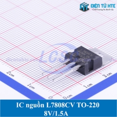 IC ổn áp nguồn 8V L7808CV 7808 chân cắm TO-220 loại tốt