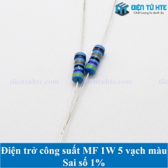 Điện trở MF 1% 1W 5 vạch màu