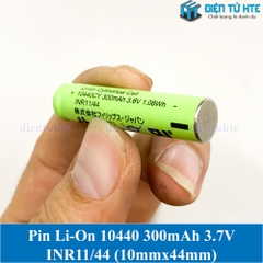 Pin Lithium Ion 10440 3.7V 300mAh (CN) Vỏ xanh lá