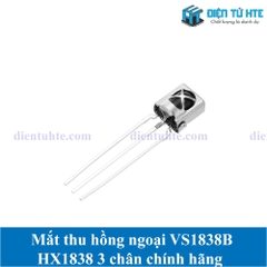 Mắt thu hồng ngoại VS1838B HX1838 3 chân vỏ nhôm chính hãng