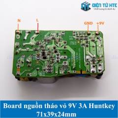 Board nguồn tháo vỏ 9V 3A Huntkey 71x39x24mm