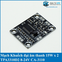 Mạch khuếch đại âm thanh TPA3110 15W + 15W CA-3110