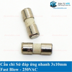 Cầu chì FUSE sứ Ceramic 3x10mm Fast Blow
