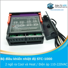 Bộ điều khiển nhiệt độ làm nóng và làm lạnh STC-1000