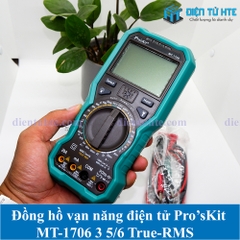 Đồng hồ vạn năng số Pro'sKit MT-1706 3-5/6 True RMS