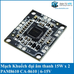 Mạch Khếch đại âm thanh Class D 15W + 15W PAM8610 - CA-8610