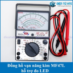 Đồng hồ vạn năng kim MF47L hỗ trợ đo LED chống nhầm điện