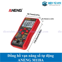 Đồng hồ vạn năng số tự động ANENG M118A BH 6 tháng