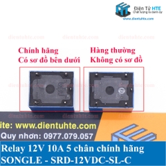Relay 12V 10A 5 chân SRD-12VDC-SL-C
