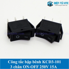 Công tắc bập bênh ON-OFF KCD3 KCD3-101 3 chân 250V 16A - Màu đỏ