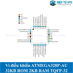 VĐK ATMEGA328P-AU ROM 32KB RAM 2KB EEPROM 1KB TQFP-32